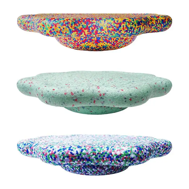 

Balance Training Board Non-slip Kids Balance Board Flower Shape Balance Stepping Stones Multi-Function for Kids Adults