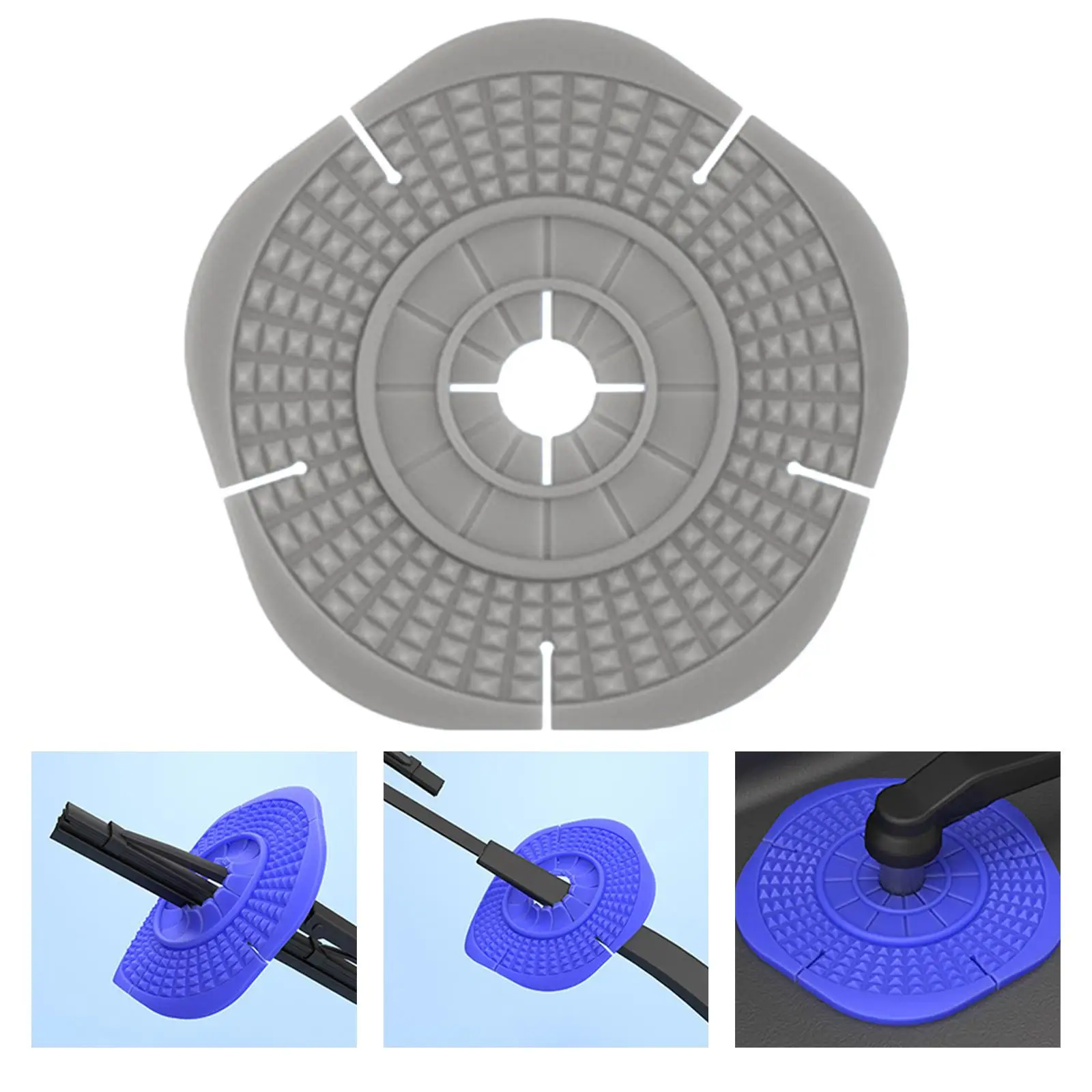 ممسحة السيارة الذراع ثقب الغبار وسادة سيليكون واقية كم حجم عالمي ممسحة يغطي للسيارات سيارات الدفع الرباعي سيدان