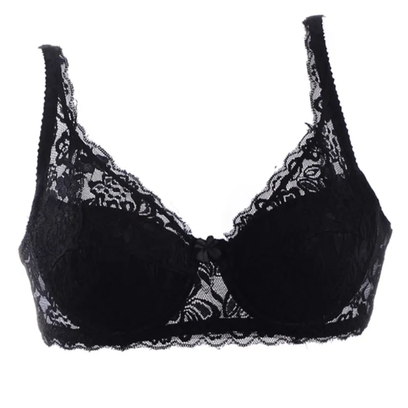 

Women Gather Push Up Bra Underwire 5/8 Cup Lace Brassiere Femal Underwear 32/34/36/38/40