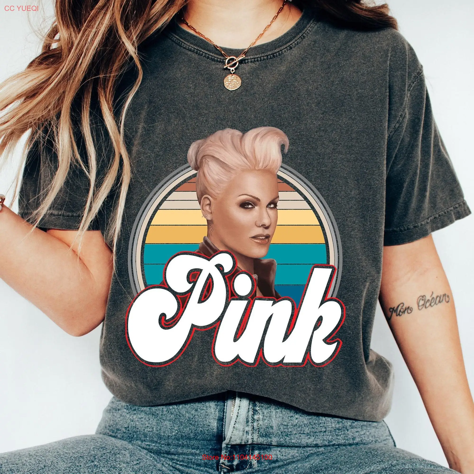 P nk Pink Singer Summer Carnival 2024 Tour T Shirt Fan Lovers Music Trustfall Album Concert long or short sleeves