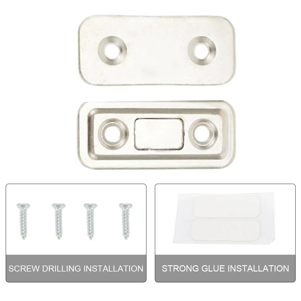 Dispositivo de fixação de fivela magnética forte, remendo, não perfurando, porta deslizante, gaveta de sucção, ímã pequeno, armário