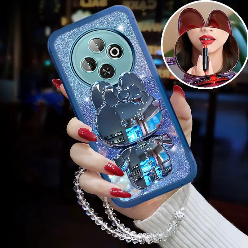 Luxury Lanyard Spark30C bracket Case For Tecno Spark 30C 20C 10 30 20 pro plus GO 1 2025 2024 Camon30 Shockproof Holder Cover