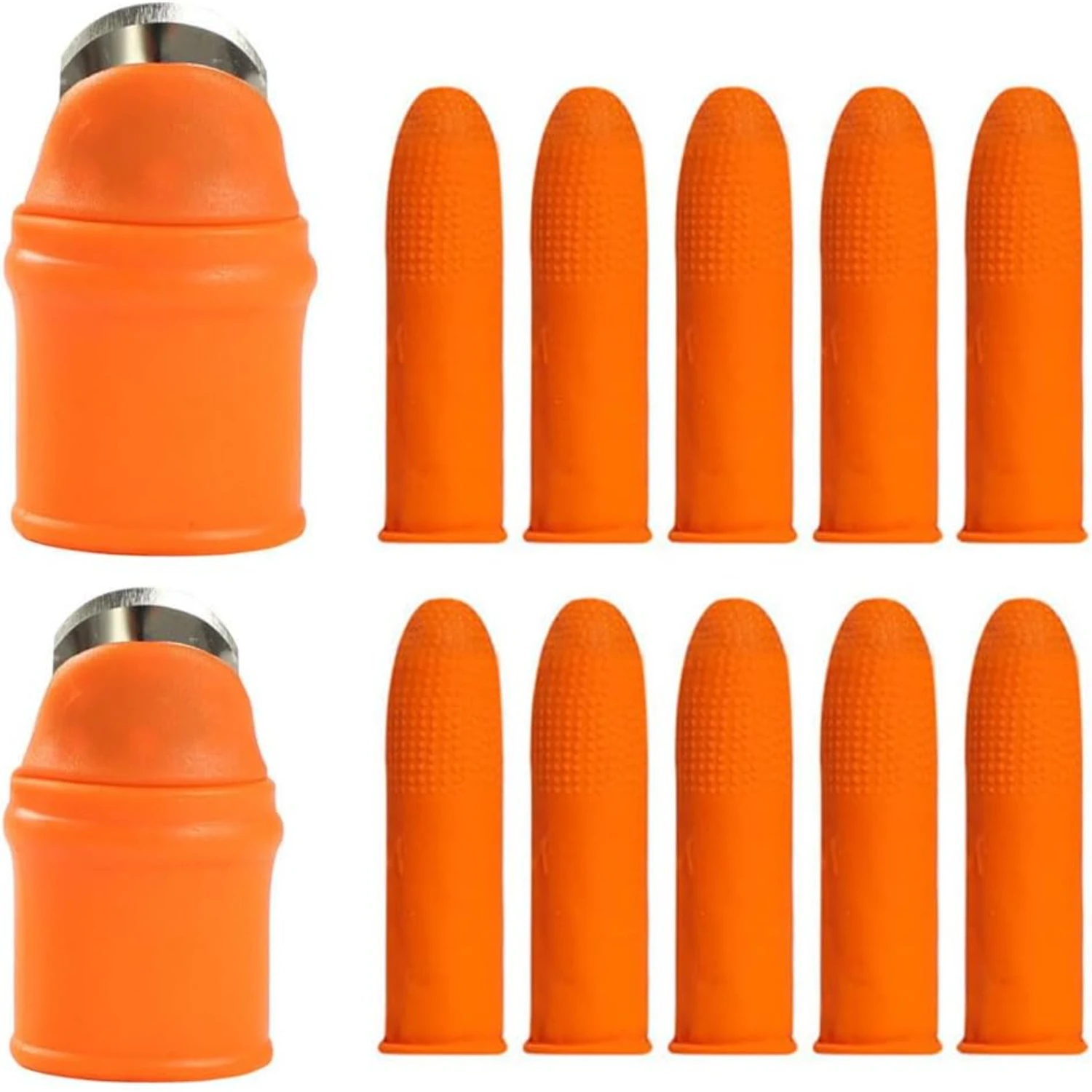 2 Sets Finger Picker, Thumb Protector Gardening Separator, Nail Protector for Garden Fruit Plant Pepper Picking Tool Picking Por