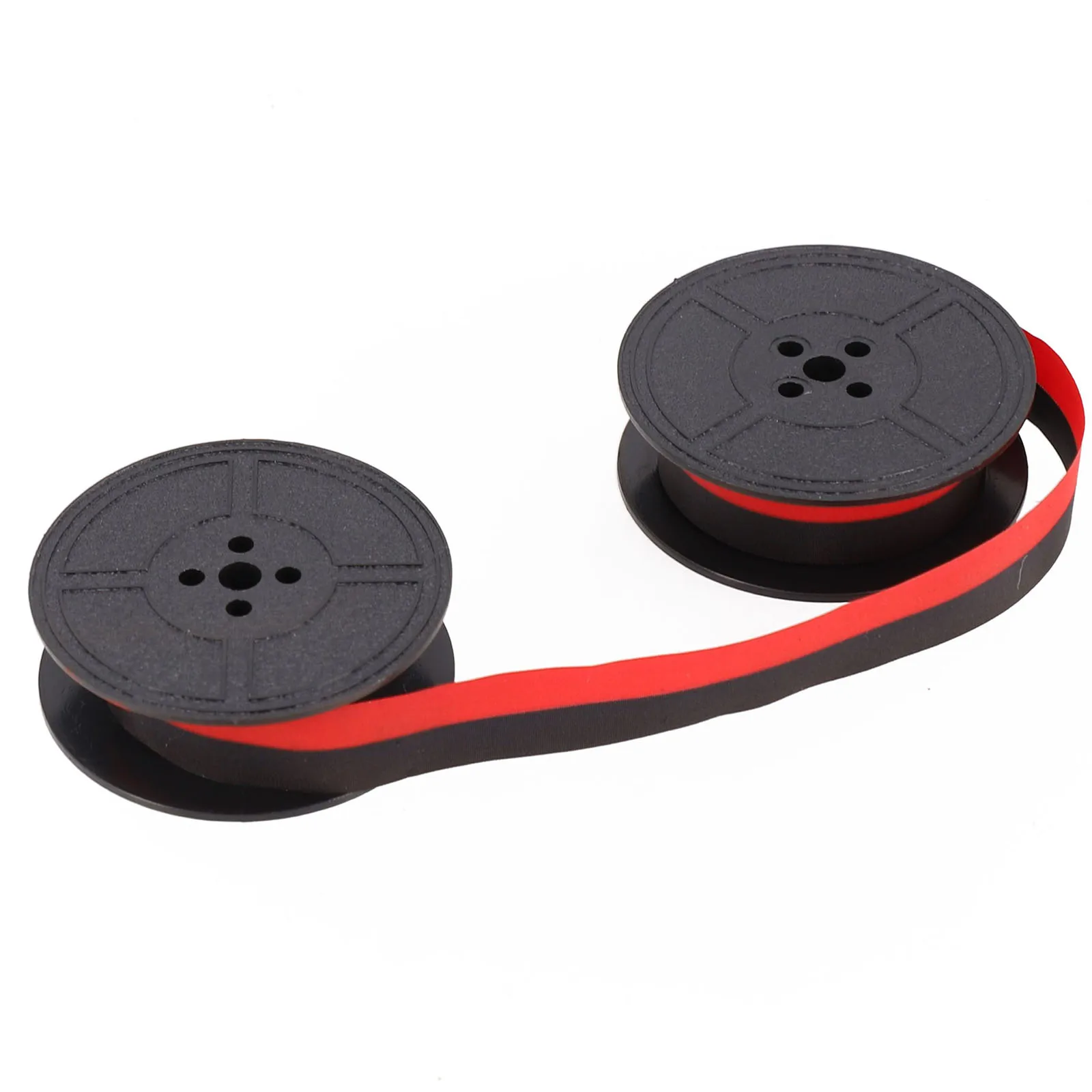 1Set Typewriter Ink Ribbon Portable Typewriter Ribbons Nylon Calculator Ribbon Replacement Typewriter Accessories Black