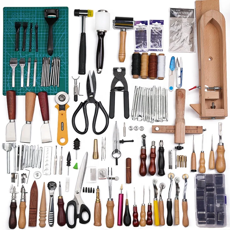 Leather Craft Tools Professional Leather Tools Craft Set L7-2 DIY Handmade Leather Working Tools Set Other