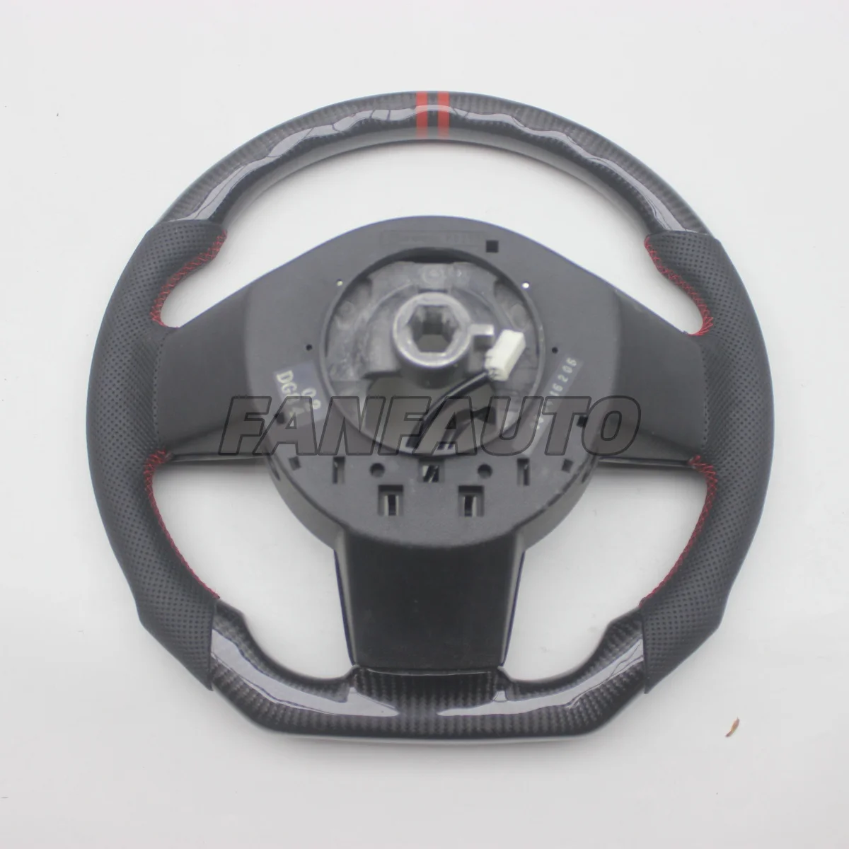 Picture 7: Replacement Real Carbon Fiber Steering Wheel with Leather for Mazda 2 2007-2012