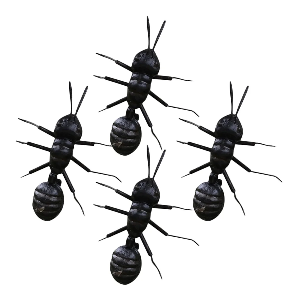 

4Pcs Exquisite Ants Statue Decorative Insect Ornaments Home Office Garden Desktop Adornment Ants Decor Ant Decor