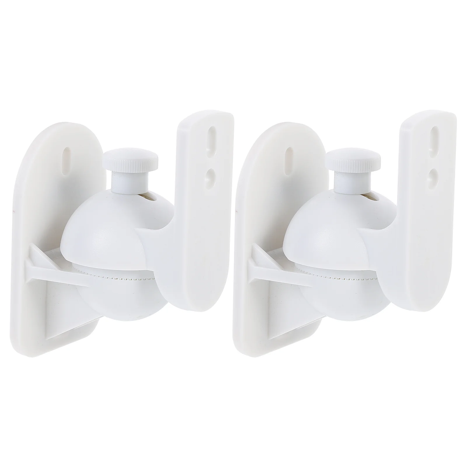 2 مجموعات مكبر الصوت جدار جبل بين قوسين قابل للتعديل قطب إمالة الثقيلة ABS البلاستيك للمنزل الألعاب محيطي مكبر صوت الرف #1