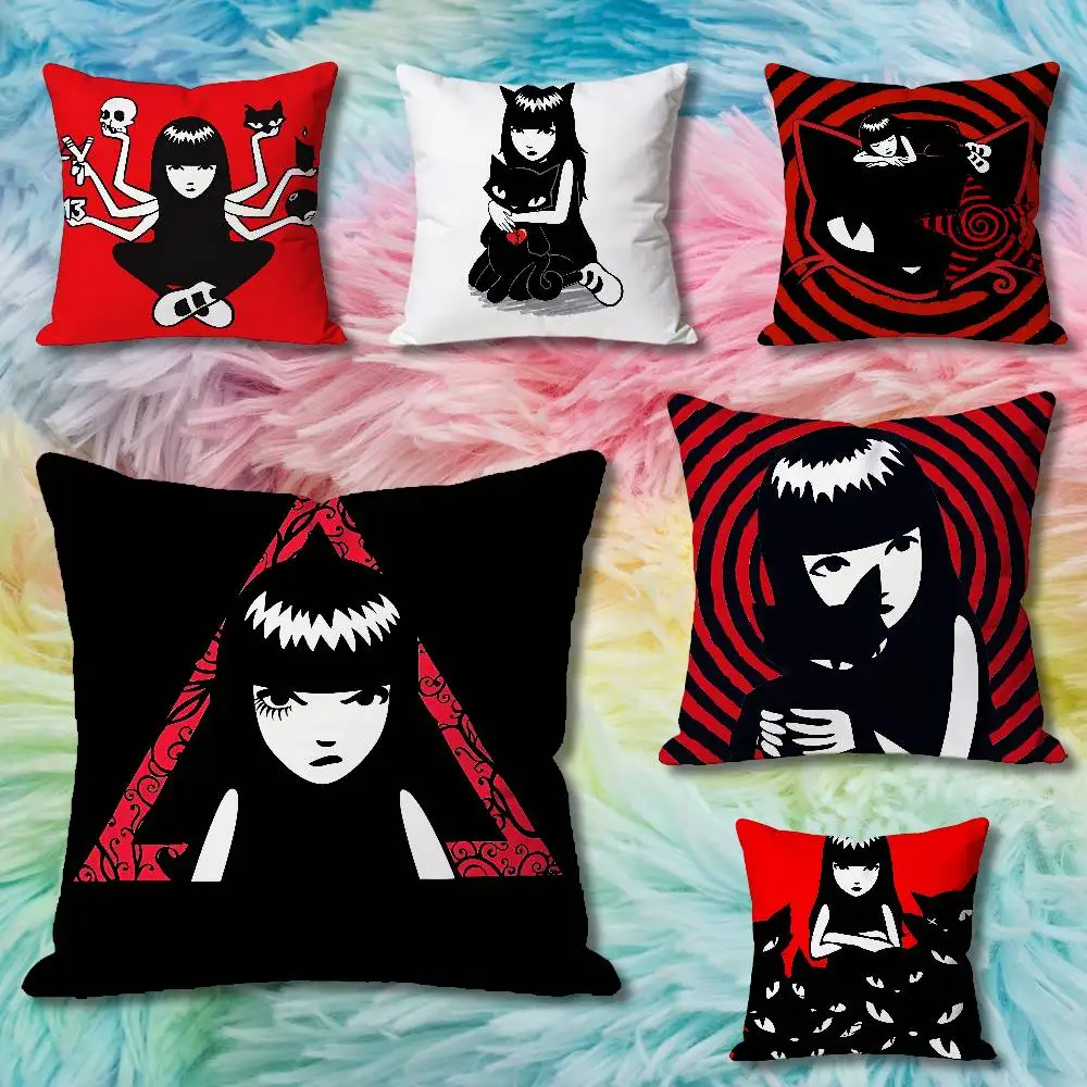 

E-Emily The S-Stranges Various Sizes Square Pillow Case For Car Home Bedchamber Decor Custom Valentine gift