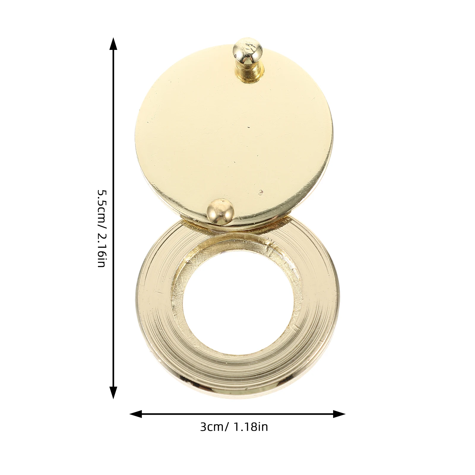 

Door Peephole Cover Metal Privacy Protection for Front Entry Door Viewer Rotating Cover Plate Apartment Security Device