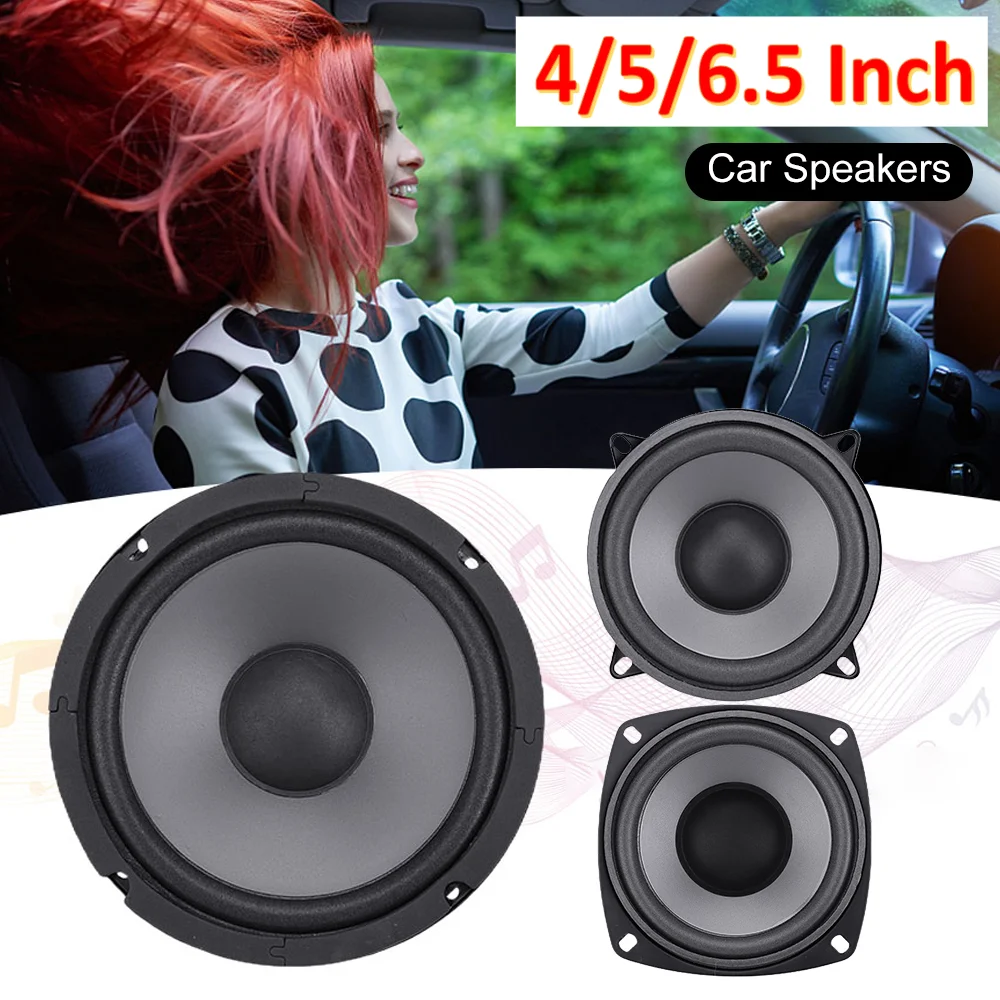 Music Stereo 400W 500W 600W 4/5/6 Inch Car HiFi Coaxial Speaker Full Range Frequency Subwoofer Speakers for Vehicle Automobile