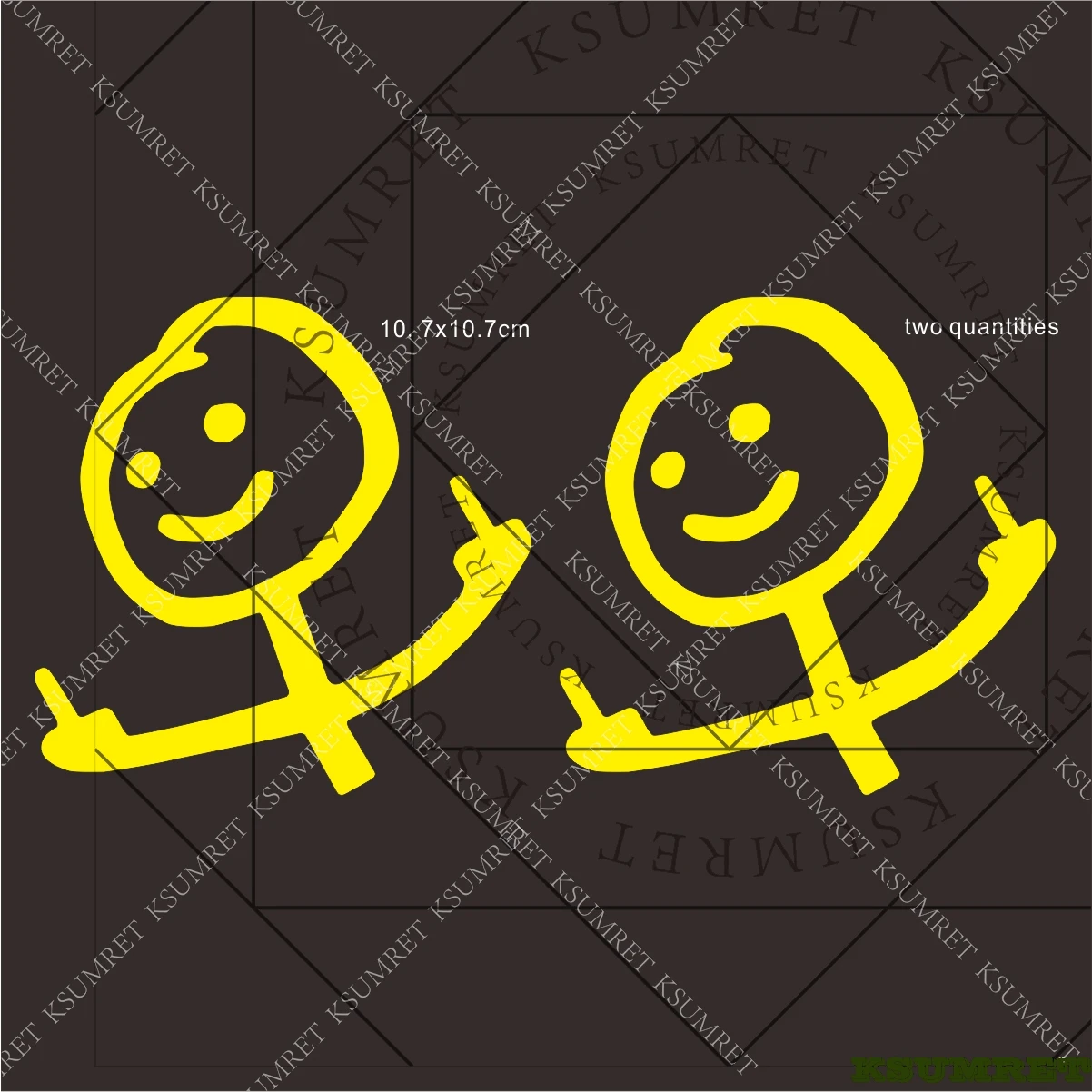 For car creative personality reflective stick waterproof car sticker