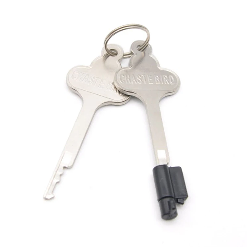 Sex shop substituição de plástico bloqueio furtivo masculino castidade galo gaiola acessórios pênis anel chaves para cb6000s resina castidade bloqueio