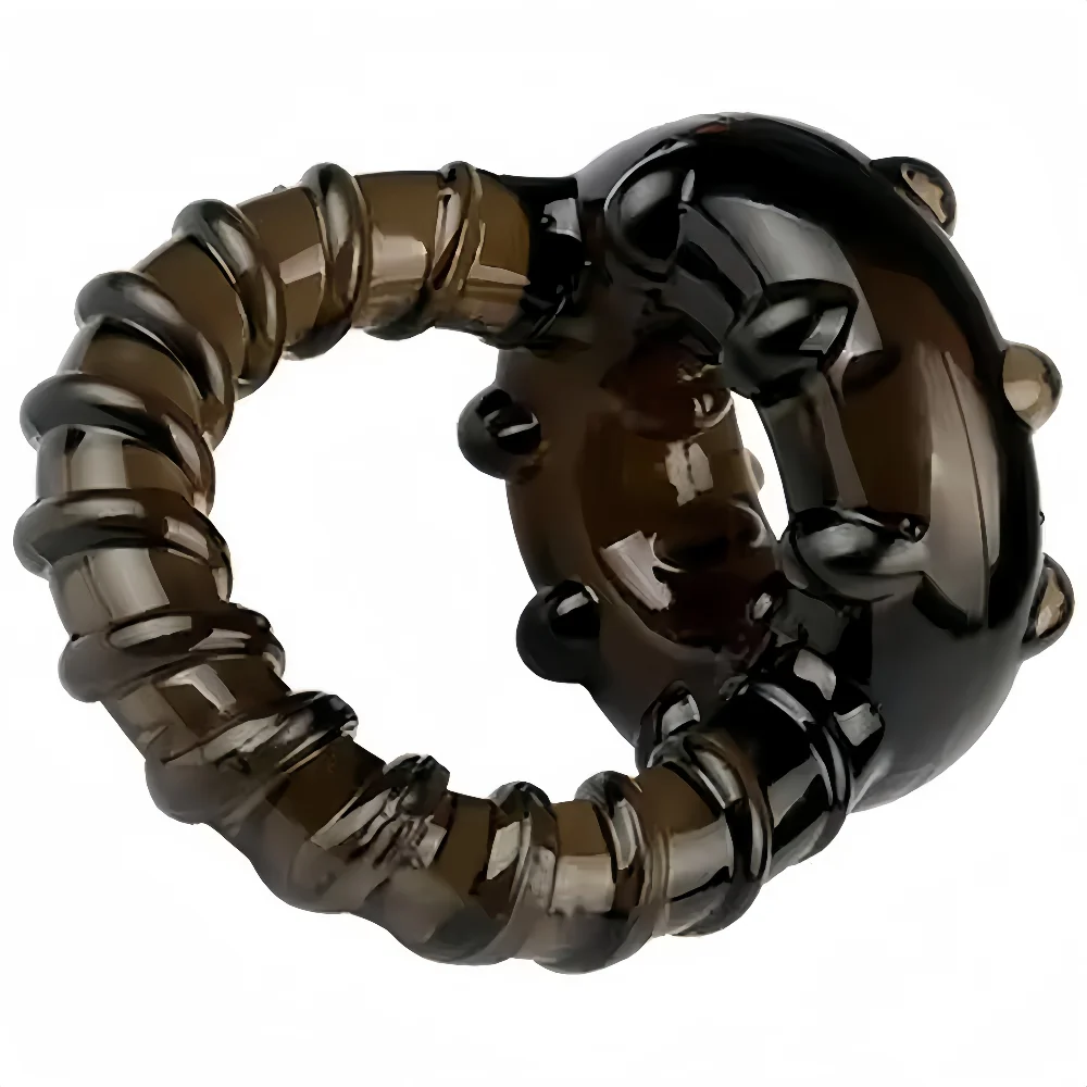 Male Penis Ring Delayed Ejaculation Penis Enlargement Reusable Silicone Semen Lock Ring Sexy Slave Stretching Sex Adult Products