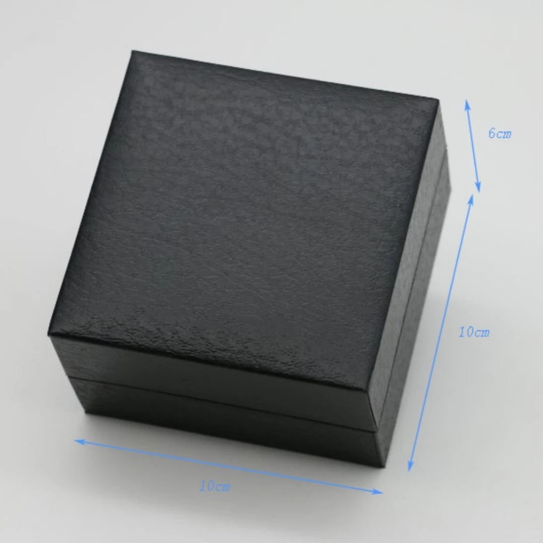 Custodia per orologio da uomo in pelle PU a conchiglia con cuscino Custodia per esposizione per orologio da polso in pelle PU a grana di litchi