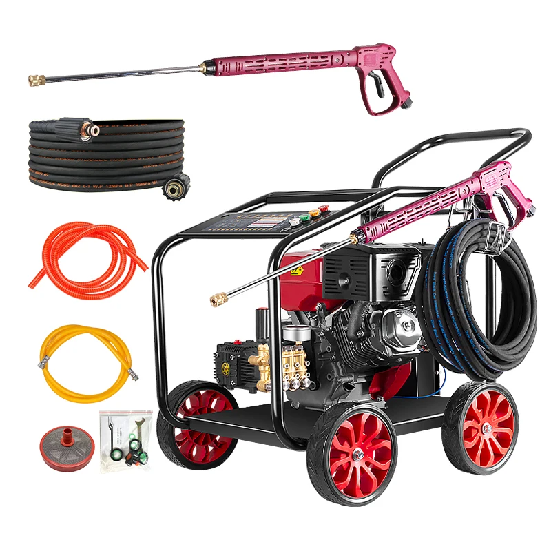 Commercial 15lpm 350bar Gasoline Engine Jet Cleaner Petrol Power High Pressure Power Washer Car Wash Equipment