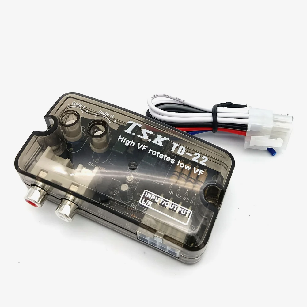 

Car Audio High to Low Frequency Converter Speaker Level Delay Function Supports Multiple Audio Formats High Low Converter