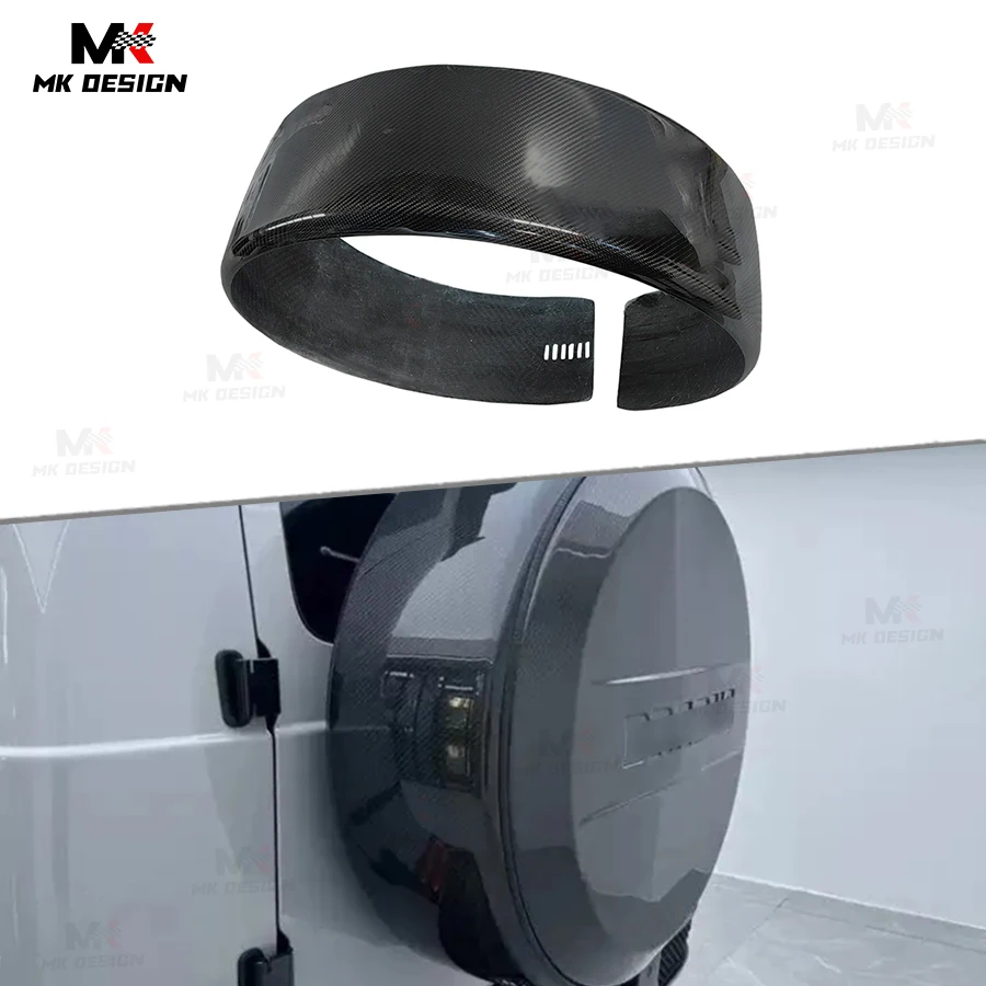 

Carbon Fiber Spare Tire Cover Body Kit for Mercedes-Benz G-Class W463 W464 G63 G500 G550 Tire Trim Cover Car Accessories