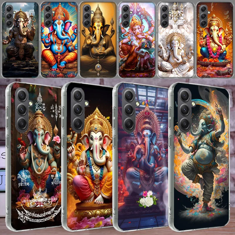 Ganesh lord Shell Phone For Samsung Galaxy Note 20 Ultra 10 Lite 9 8 A05S A50 A30 A20 A03 A04 A02S A70 A40 A10 A21 A11 A01 Case