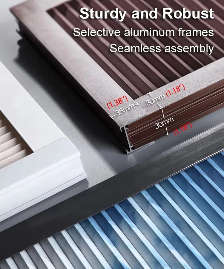 نمط مخصص العزل الحراري بمحركات التحكم عن بعد كوة العسل الستائر لنافذة كوة