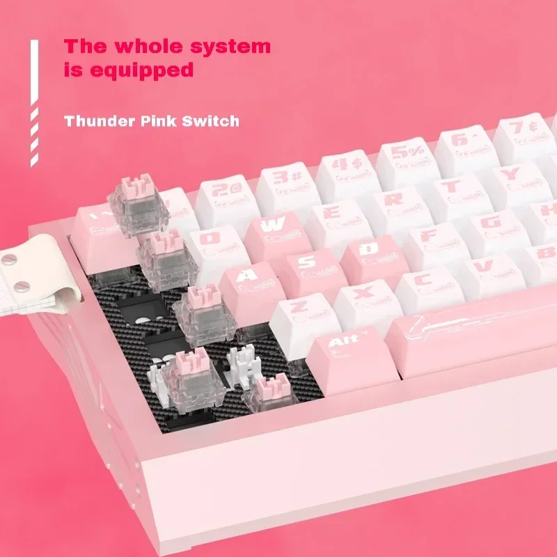 PHYLINA KOOL65 HE Gaming Keyboard CNC Aluminum Shell Hall Effect Switch RT 0.01MM Dynamic RGB SOCD DKS MT TGL  Hot Swappable