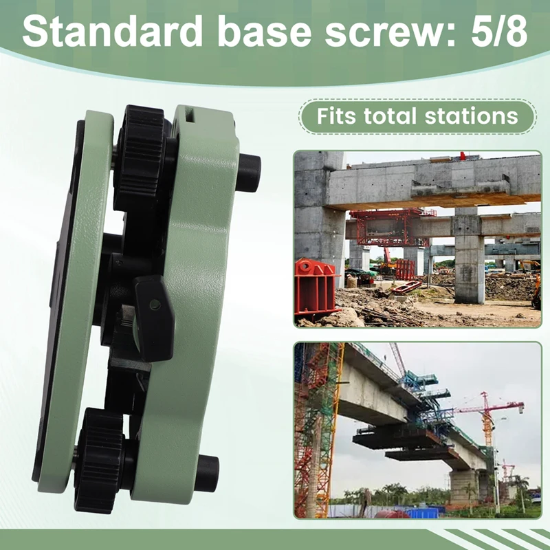 THREE-JAW TRIBRACH with OPTICAL PLUMMET 5/8inch BASE SCREW for TOTAL STATION THREE-JAW