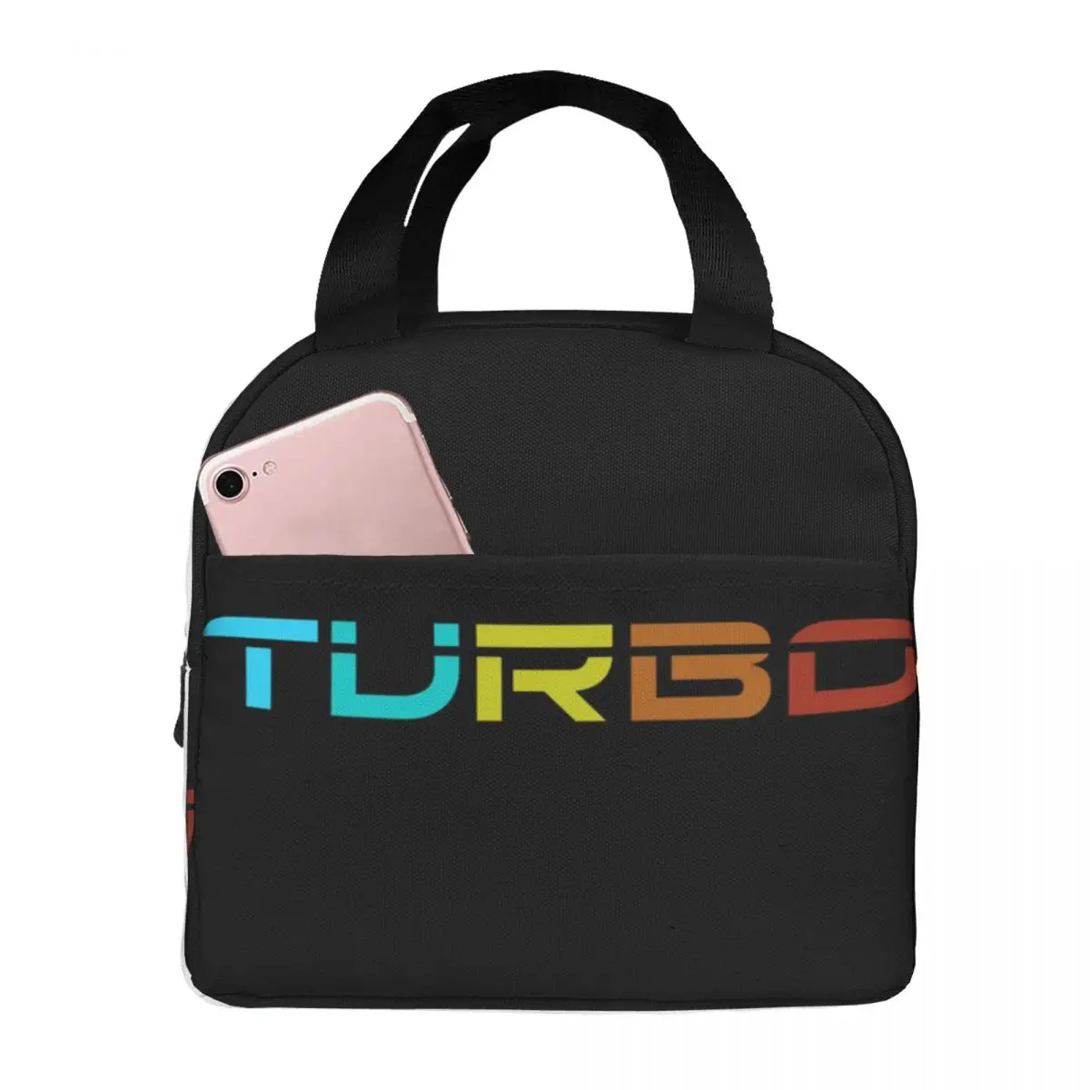 Turbos Racing Insulated Lunch Bag for Women Waterproof Cooler Thermal Bento Box Office Picnic Travel