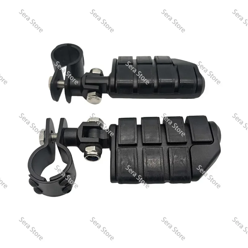 Motorcycle Footboard Footpeg Bracket Kit Modified Foot Rest Universal Replacement Accessories For Motorbike Modification