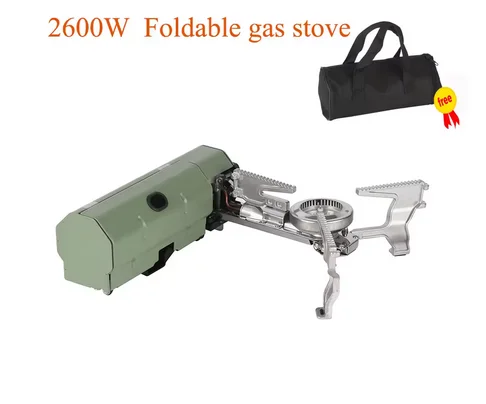 

2600W Portable Folding Stove Camping Gas Stove Outdoor Hiking Bbq Travel Cooking Grill Stove Cassette Gas Burner