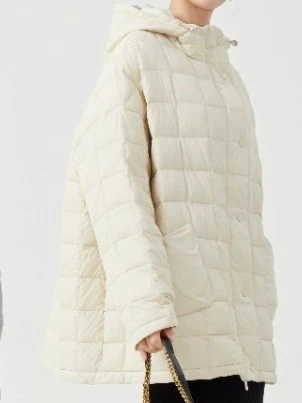Winter New Fashion Women's Down Jacket Commuting Hooded White Duck Down Lightweight Down Jacket