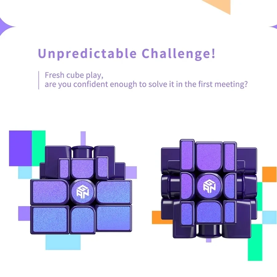 Gan Mirror M UV Cube 3X3 Magnetic Magic Speed Cube Professional Cast Coated Gan Mirror M Fidget Toys Cubo Magico Puzzle GAN UV