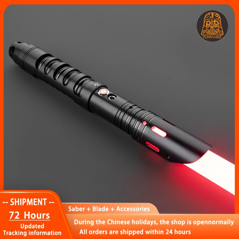 PunkSaber Lightsaber Neopixel Jedi Laser Sword Heavy Dueling Sensitive Smooth Infinite Changing Hitting Sound Light Saber Toys