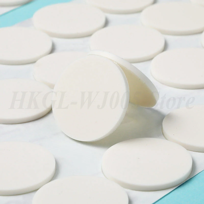 White Self Adhesive Silicone Rubber Feet Pad Furniture Foot Pad Round Anti Slip Pad for Laptop Keyboard/Furniture Dia 5-30mm
