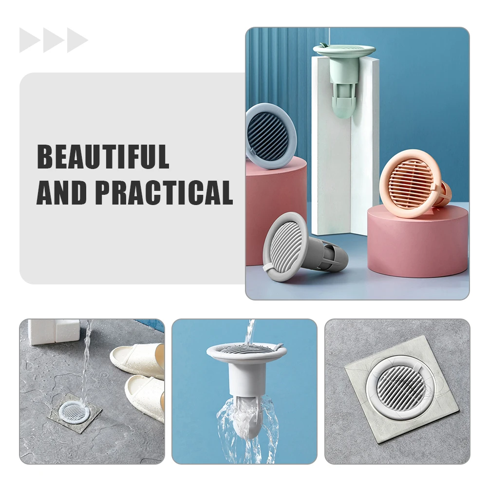 

Durable Floor Drain Cover Seal Core Odor proof Leak Shower Hair Sewer Strainer Bathroom Kitchen Anti corrosion Acid Alkali