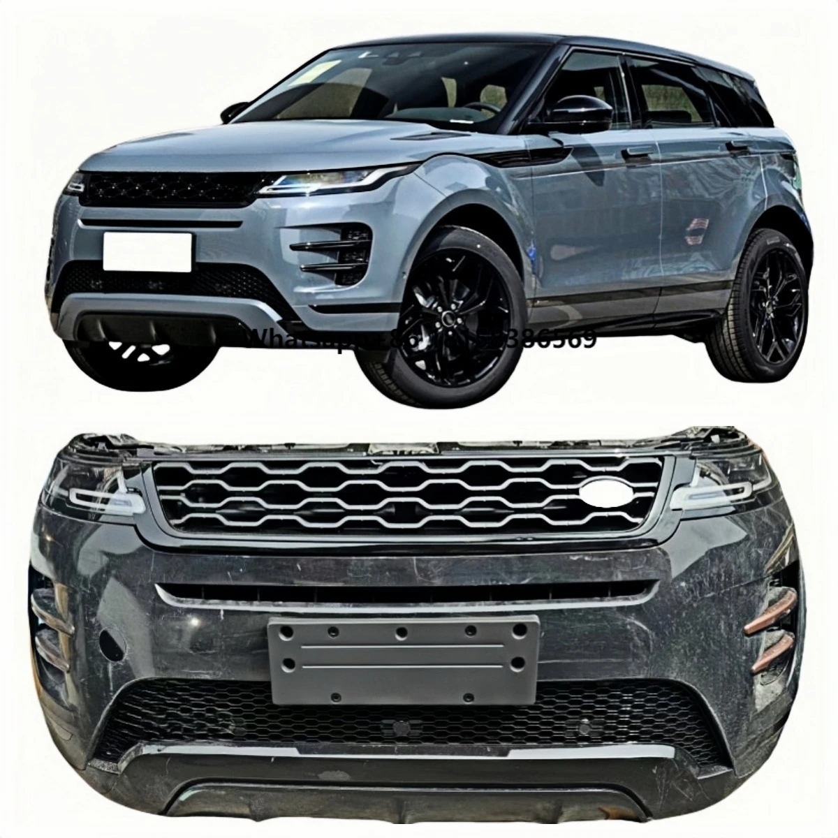

For Range Rover Evoque Front Bumper Heat Dissipation Fan ABS Plastic Auto Part for Upgrade Includes Fog Light Exhaust New TT