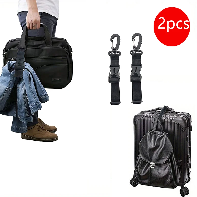 

Round Head with 360-Degree Rotating Butterfly Buckle, Outdoor Travel Clothing Storage Strap, Luggage Packing Strap, Travel Bag Fixing Strap, Luggage Accessories Strap