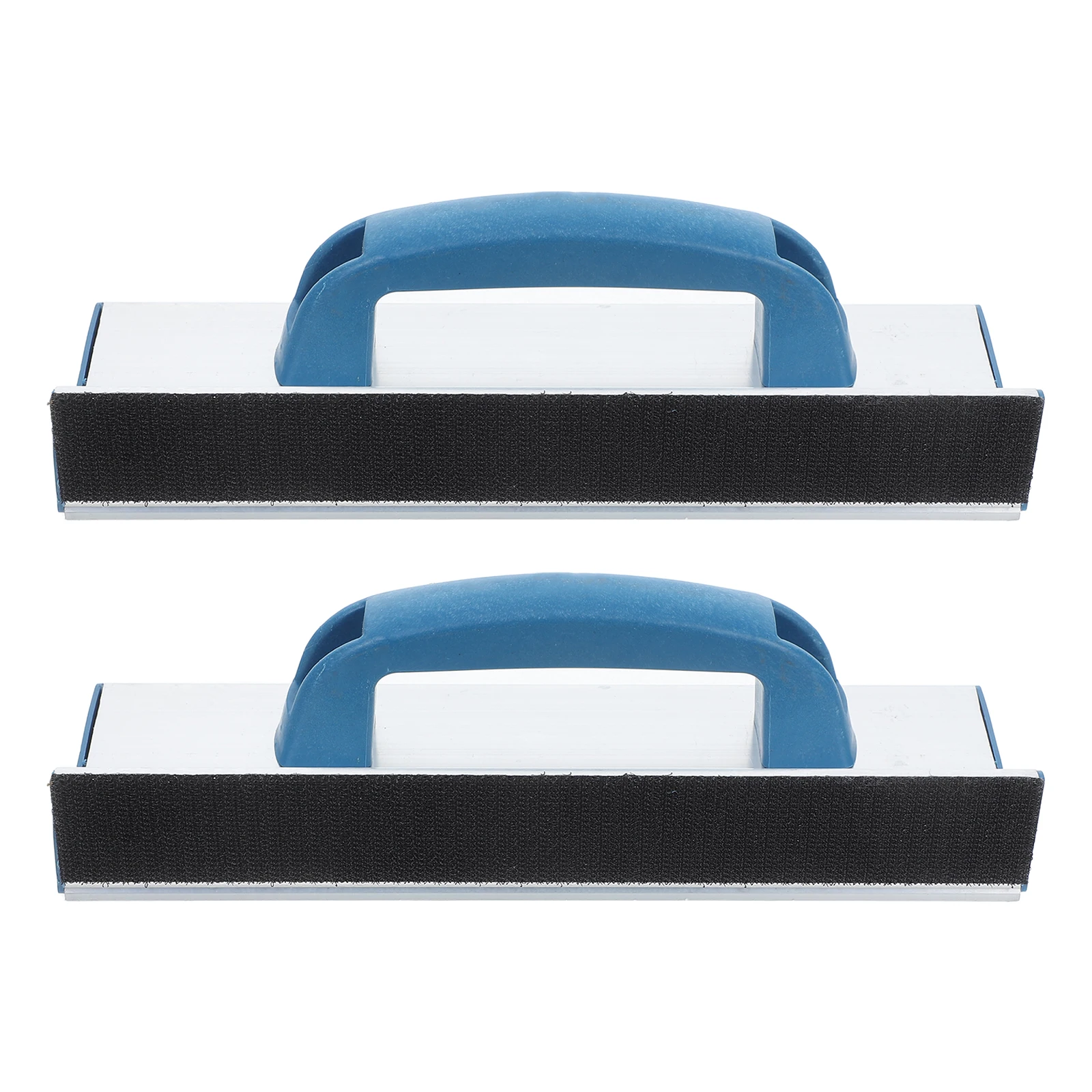 

2pcs Self-Adhesive Sandpaper Holder: Aluminum Alloy Hand Sanding Block For Wall Corners Flat Surfaces Drywall Plasterboard Wood