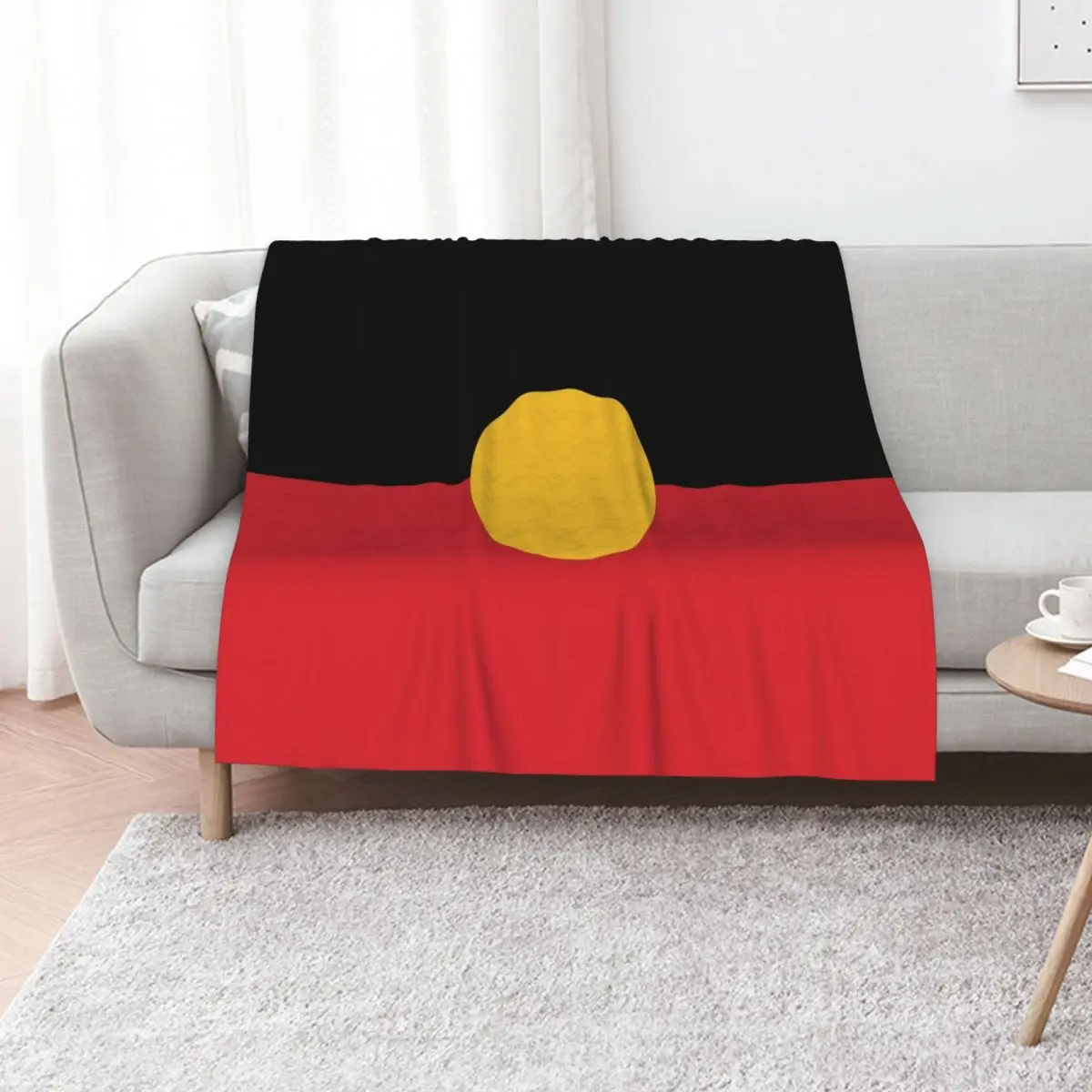 Australian Aboriginal Flag #6 Throw Blanket Tourist Furrys Kid'S Blankets For Baby Plush Sofa Throw Blankets