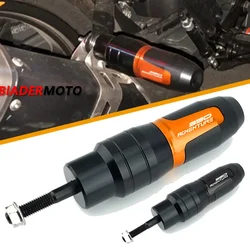 For KTM Duke390 RC390 RC DUKE 390 Adventure ADV Frame Exhaust Sliders Guard Crash Pad Falling Protection Motorcycle Accessories