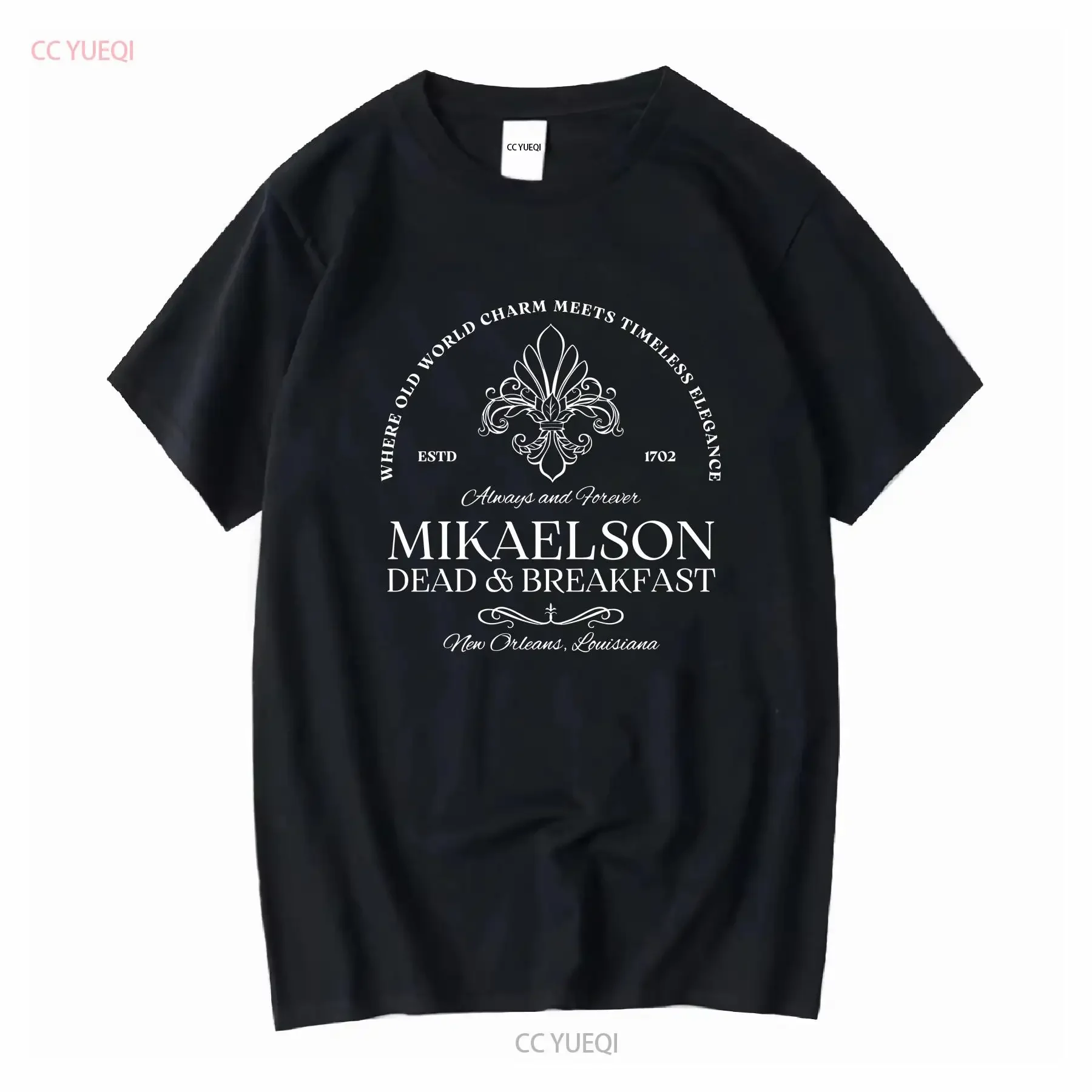 Mikaelson T Shirt Mystic Falls The Vampire Diaries Klaus Salvatore Damon Team Stefan mangas compridas ou curtas vintage lavado