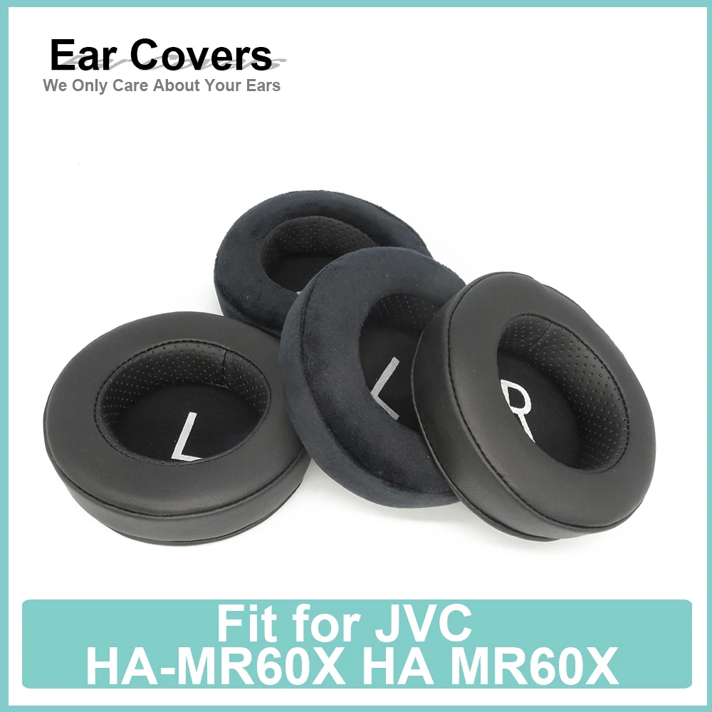 แผ่นรองหูฟังสำหรับ JVC HA-MR60X HA MR60X หูฟัง Earcushions โปรตีน Velour Pads แผ่นรองหูฟังโฟมหน่วยความจำ