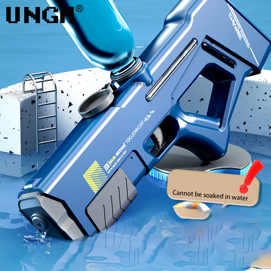 UNGH Automatic Electric Water Gun Toys Bursts High-pressure Water Fighting Beach battle swimming pools game Children Outdoor Toy