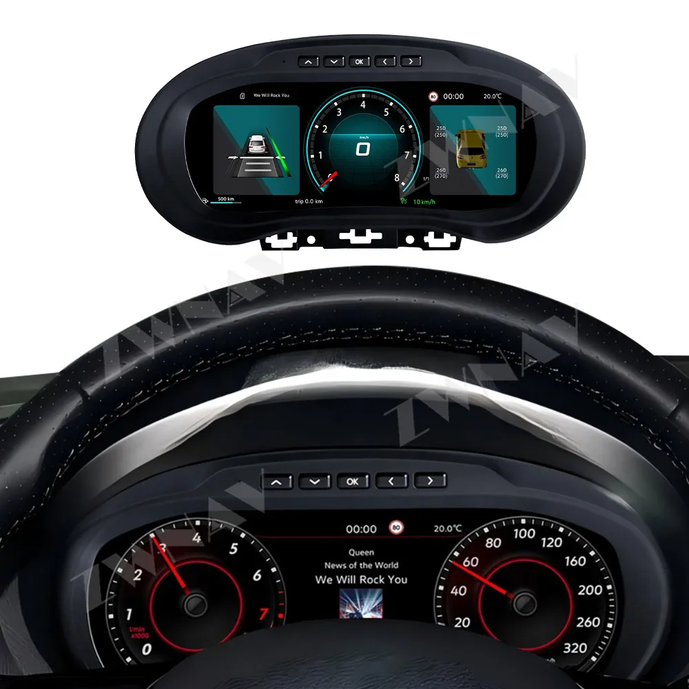 

Upgrade Dashboard For Volkswagen POLO 2012-2018 LCD instrument cluster Virtual Driving display Cockpit Virtual Instrument