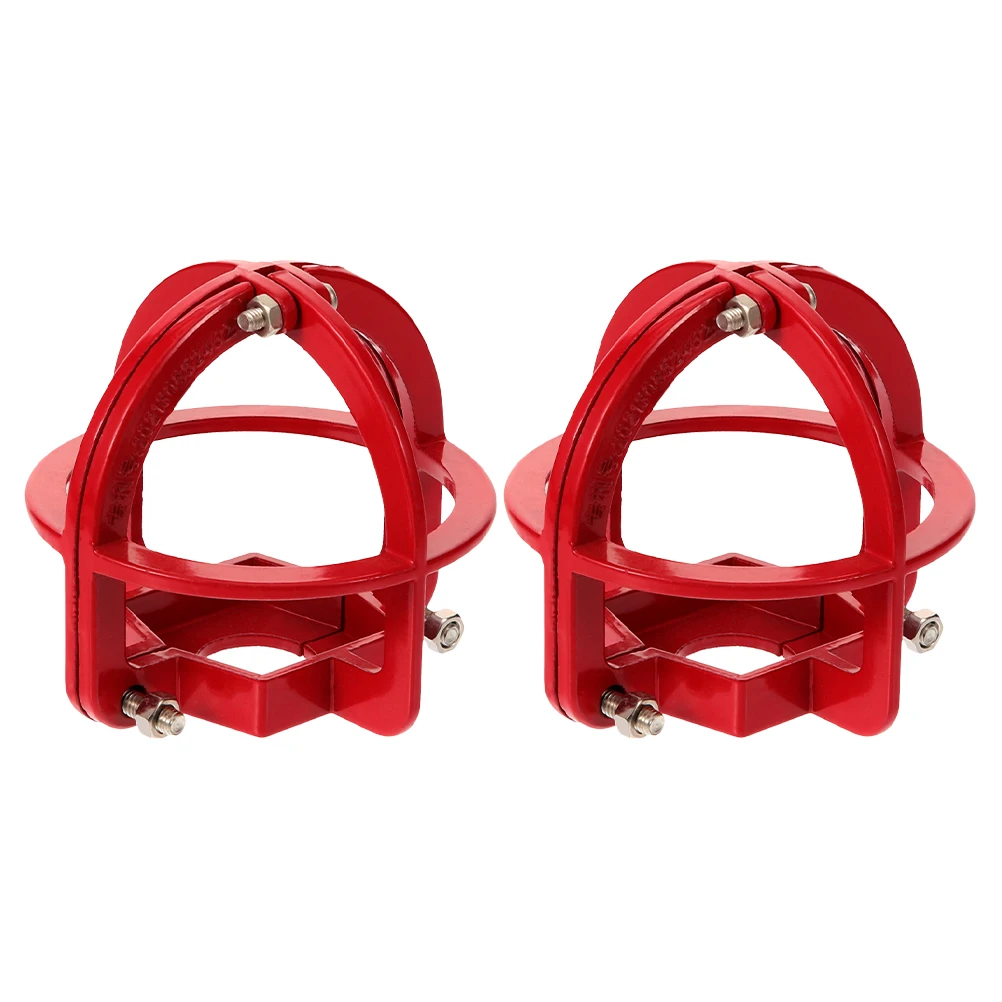 

2pcs Head Protective Alarm Sturdy Guard for Sprinkler Smoke Fire Safety Cover Guard