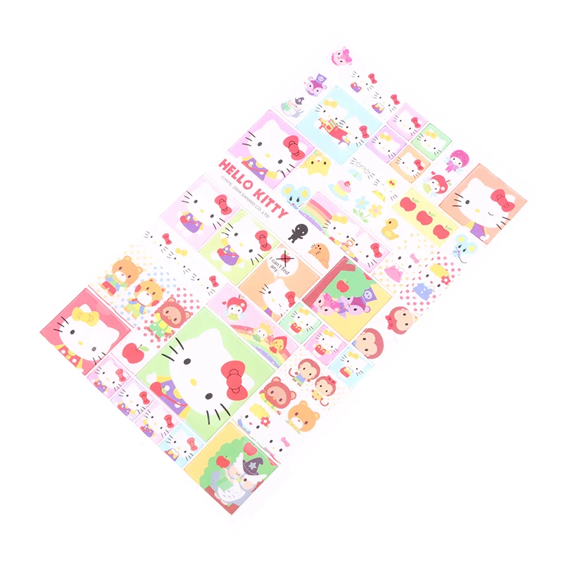 Cartoon Hello Kitty Sticker Kawaii Anime Cute Cup Phone Case Storage Box Decorate Stickers Girls Gifts