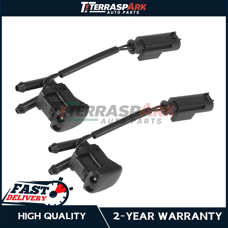 2 ชิ้น สำหรับ BMW 5 540i 97-03 หัวฉีดน้ำล้างกระจกหน้ารถ พร้อมระบบทำความร้อน