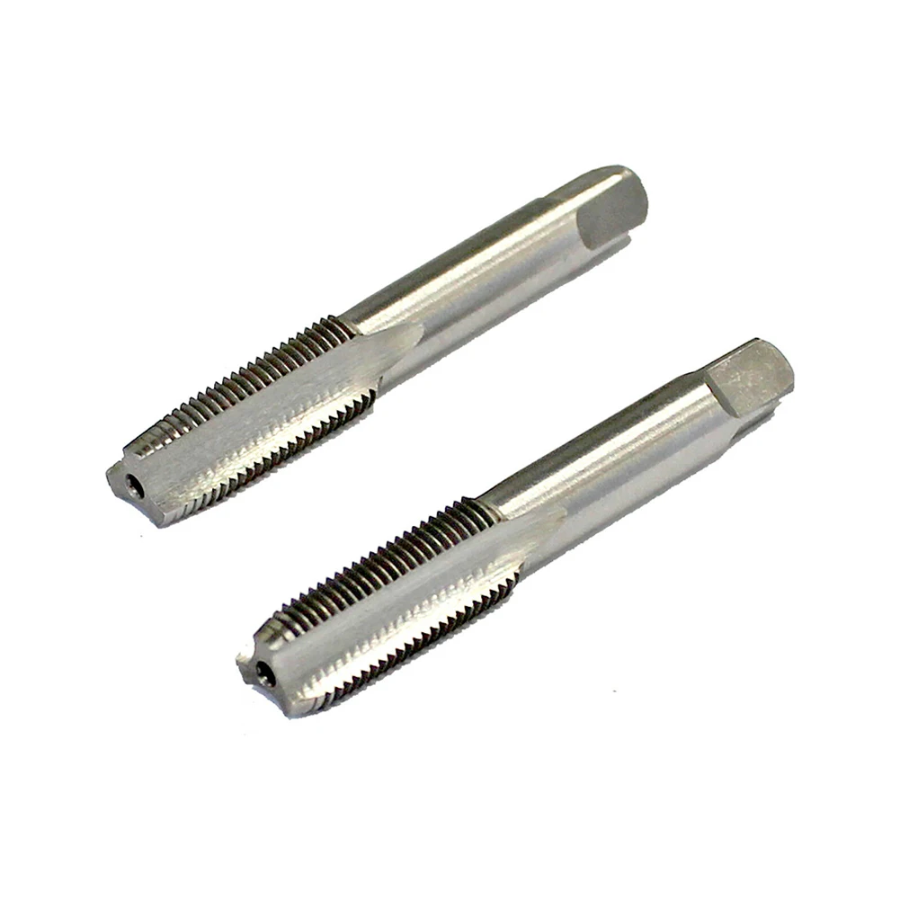 2pcs Metalworking Taps 10mmx1 Accessories And HSS Hand Thread M10 X 1mm Pitch M10mmx1 Metric Taper