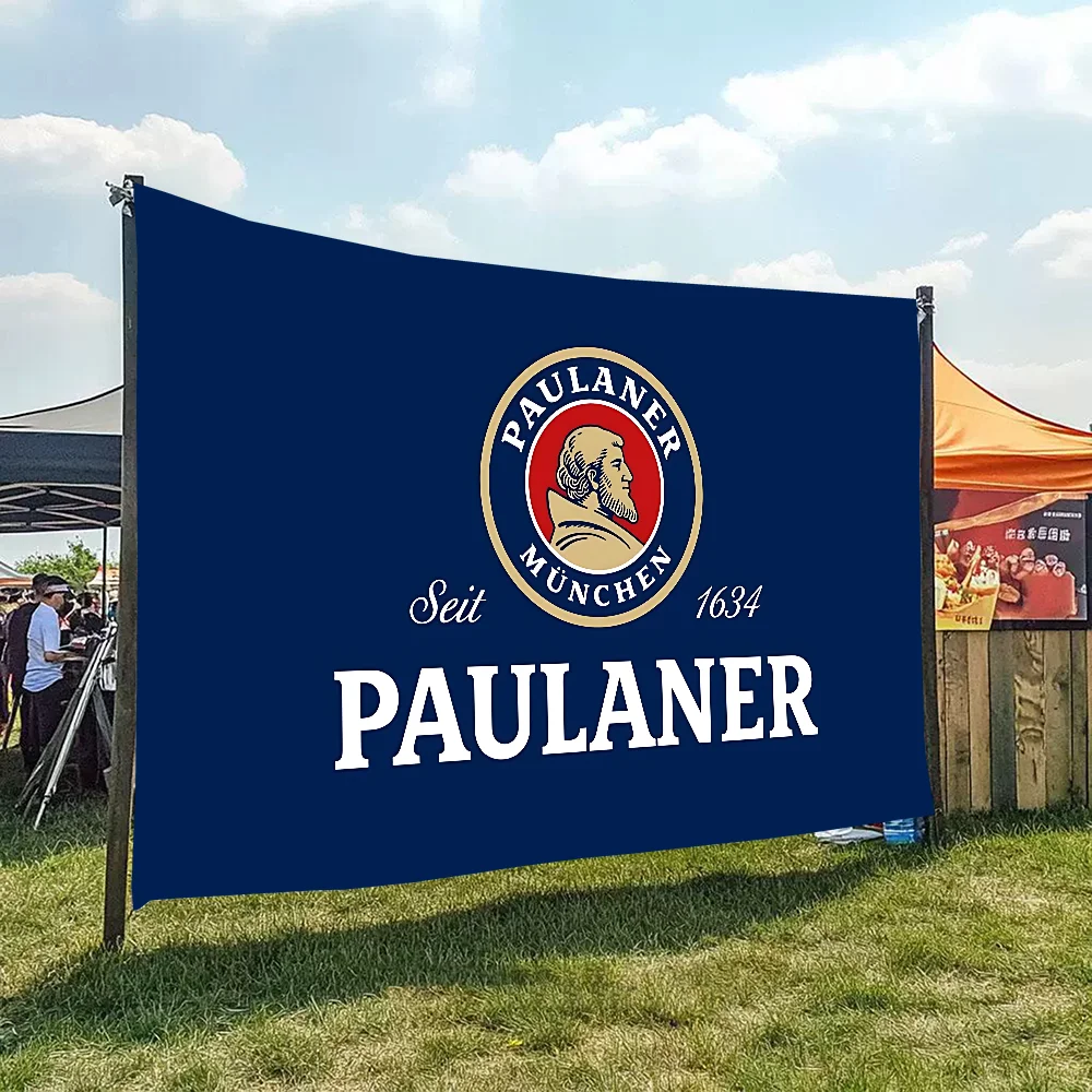 الألمانية البيرة P-Paulaners خلفية الصبي الأطفال حفلة عيد ميلاد الديكور راية الكرتون التصوير خلفية ملصق