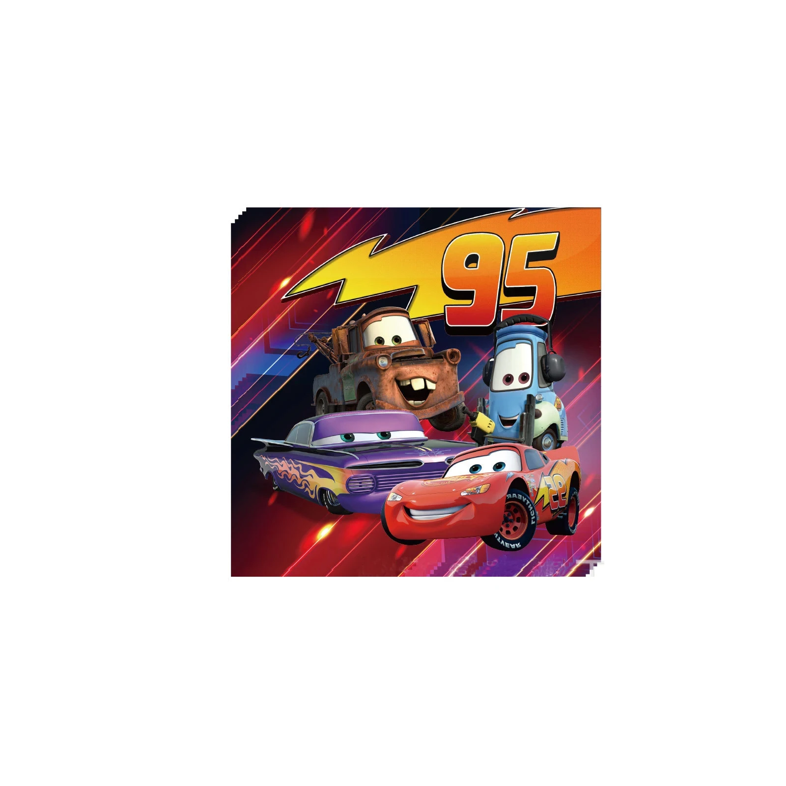 لوازم حفلات السيارات من Lightning McQueen، أدوات مائدة للاستعمال مرة واحدة، طبق ورقي للحفلات للأطفال، ديكور حفلات أعياد الميلاد وحفلات استقبال المولود الجديد #5