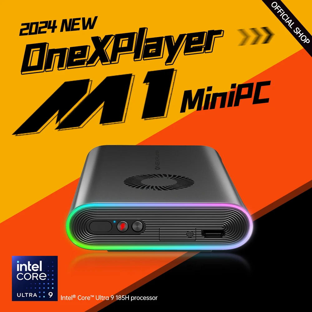 OneXPlayer M1Intel Core Ultra 9 185H Oculink DDR5 Настольный твердотельный накопитель 1 ТБ 2 ТБ 32 ГБ WIFI 6 BT5.2 HDMI Мини-ПК